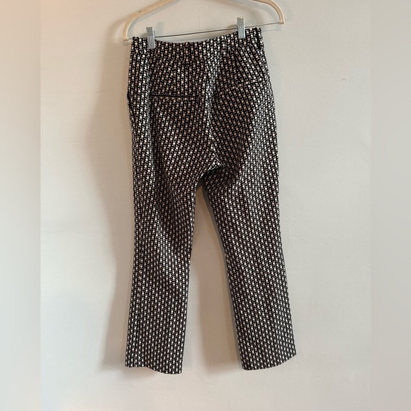 H&M Black and White Cropped Pants, Size 6 - Picture 6 of 7